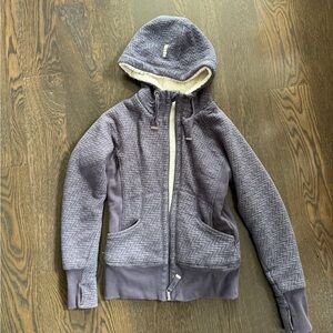 Cozy Gray Hooded Jacket